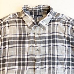 John Ashford | Long Sleeved Flannel Shirt Gray
